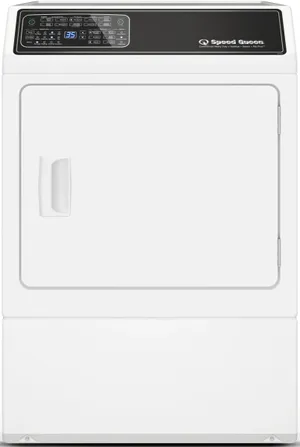 Front view of the Speed Queen DF7004WG dryer